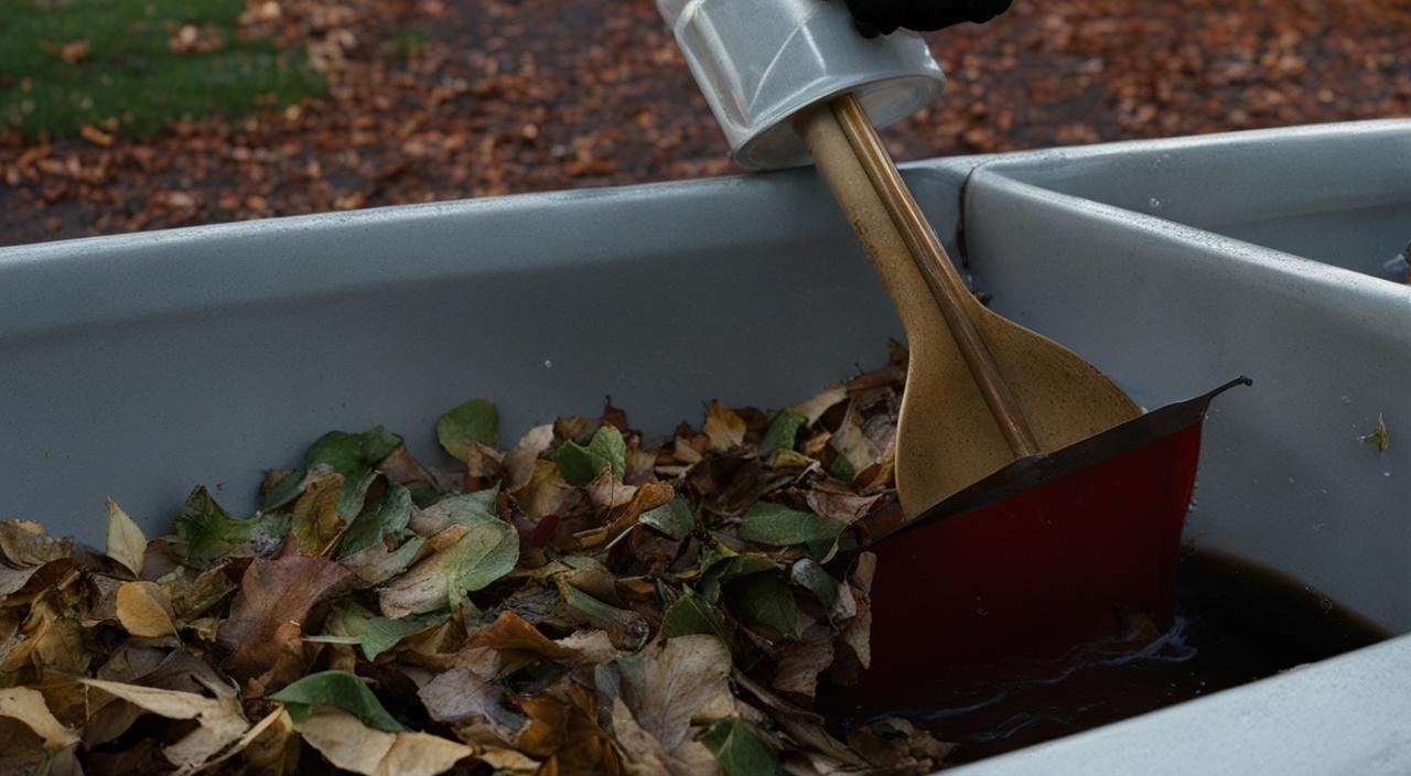 diy gutter cleaning